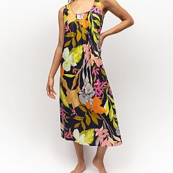 Avery Floral Print Long Nightdress