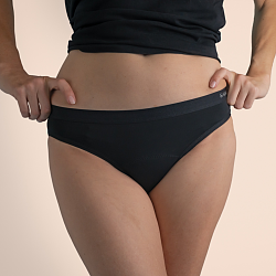 Bikini Brief Heavy Absorbency Black