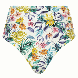 Botanical High Waist Gather Pant Floral Print