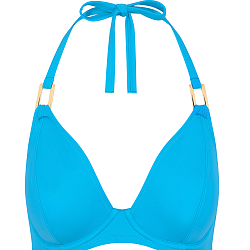 Boudoir Beach Halter Bikini Top Vivid Blue