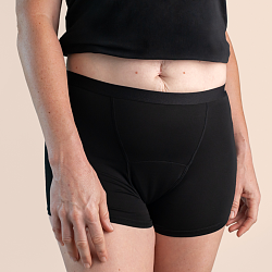 Boyshort Heavy Absorbency Black