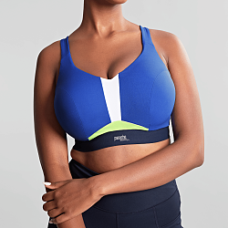Endurance Non Padded Wired Sports Bra Blue