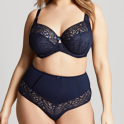 Estel High Waist Brief Navy