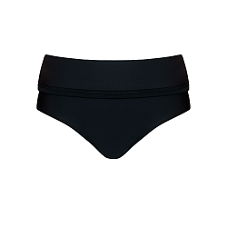 First Class Deep Fold Over Bikini Brief Black