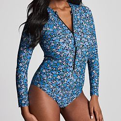 Posy Print Grace Non Wired Long Sleeve Swimsuit
