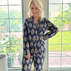 Hamsa Hand Print Pyjama Set
