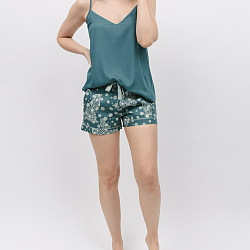 Hannah Modal Cami and Leopard Print Shorty Set