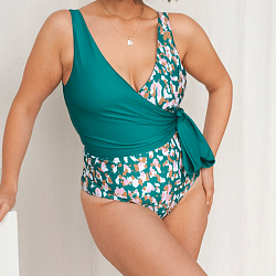 Jasmine Reversible Swimsuit Green