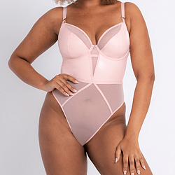 Lucky Star Plunge Body Blush Pink