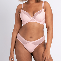 Lucky Star Plunge Bra Blush Pink