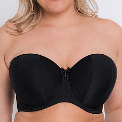 Luxe Strapless Bra Black