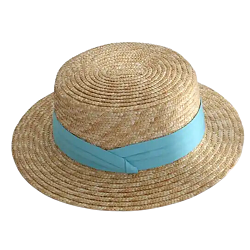 Macey Broad Brim Hat Blue Ribbon