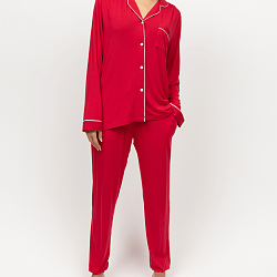 Montana Revere Jersey Pyjama Set Red