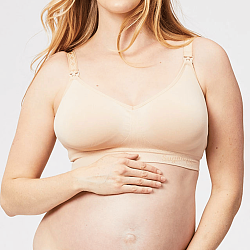 Popping Candy Maternity & Nursing Bralette Beige