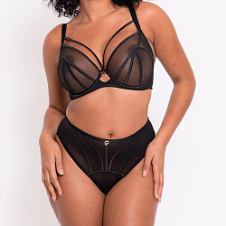 Senses Plunge Bra Black