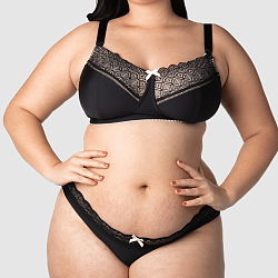Show Off Full Cup Nursing Bra Black