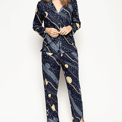 Skye Celestial Print Pyjama Set