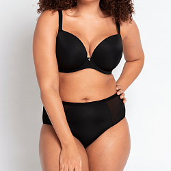 Smoothie T-Shirt Plunge Black