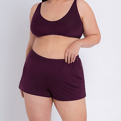 Softease Crop Top Fig