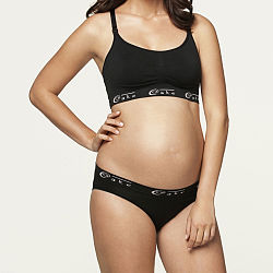 Cotton Candy Seamless Nursing Bra Black
