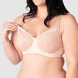 Temptation Flexi Wired Full Cup Nursing Bra Powder