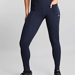 Ultra Adapt Wrap Waist Sports Leggings Navy