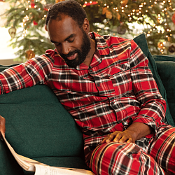 Windsor Man Check Print Pyjama Set