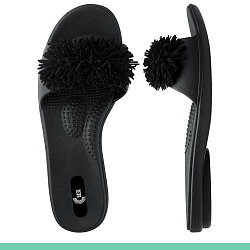 Zoey Slide Sandals Licorice