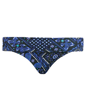 Free Spirit Fold Over Brief Blue Mix