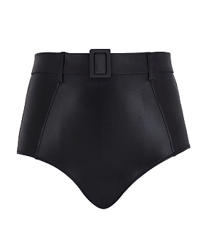 Obsidian High Waist Brief Black