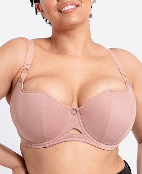 Boost Me Up Padded Balcony Bra Latte Boost Me Up Padded Balcony Bra Latte