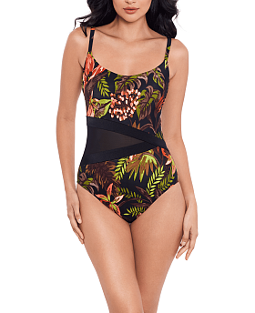 Botanico Lyra Shaping Swimsuit Black/Multi