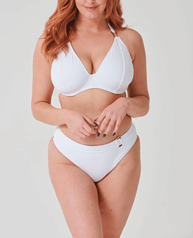 Boudoir Beach Belted Brief White