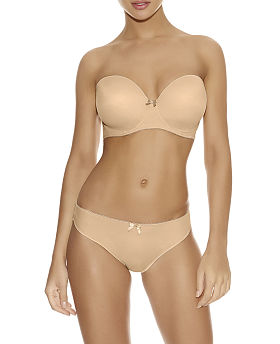 Deco UW Moulded Strapless Bra Beige