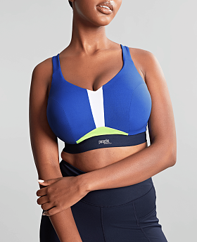Endurance Non Padded Wired Sports Bra Blue Endurance Non Padded Wired Sports Bra Blue