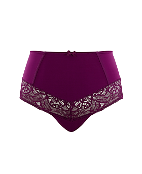 Estel High Waist Brief Damson