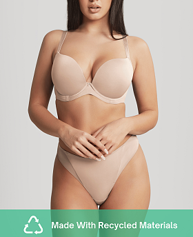 Faith Moulded Plunge Bra Latte Faith Moulded Plunge Bra Latte