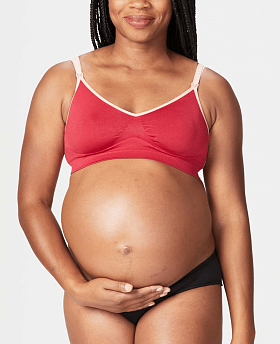 Flourish Seamless Nursing Bra Cerise
