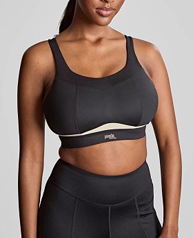 Freedom Non Padded Non Wired Sports Bra Black/Chalk