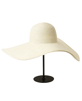 Grace Oversized Straw Sun Hat, Beige