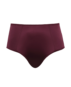 Grace Suspender Brief Bordeaux Red