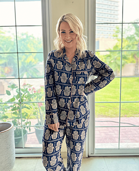 Hamsa Hand Print Pyjama Set