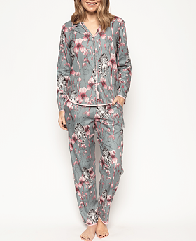 Jessica Leopard Print Pyjama Set