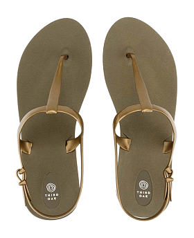 Journey Sandals Moss/Gold