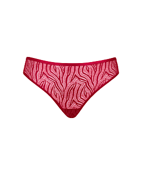 Lace Daze Brazilian Brief Lipstick Red