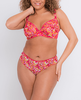 Lifestyle Plunge Bra Pink Hearts Lifestyle Plunge Bra Pink Hearts