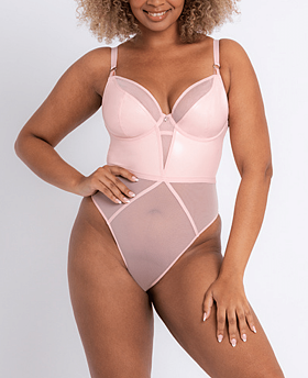 Lucky Star Plunge Body Blush Pink