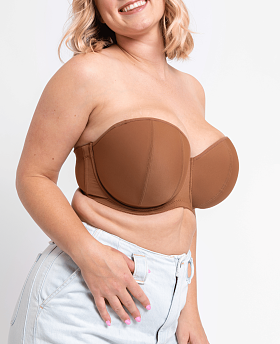 Luxe Strapless Bra Caramel Luxe Strapless Bra Caramel