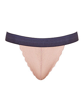 Lyzy Tanga Brief Blush/Ink