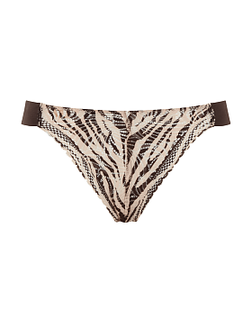 Lyzy Vibe Tanga Brief Zebra Print